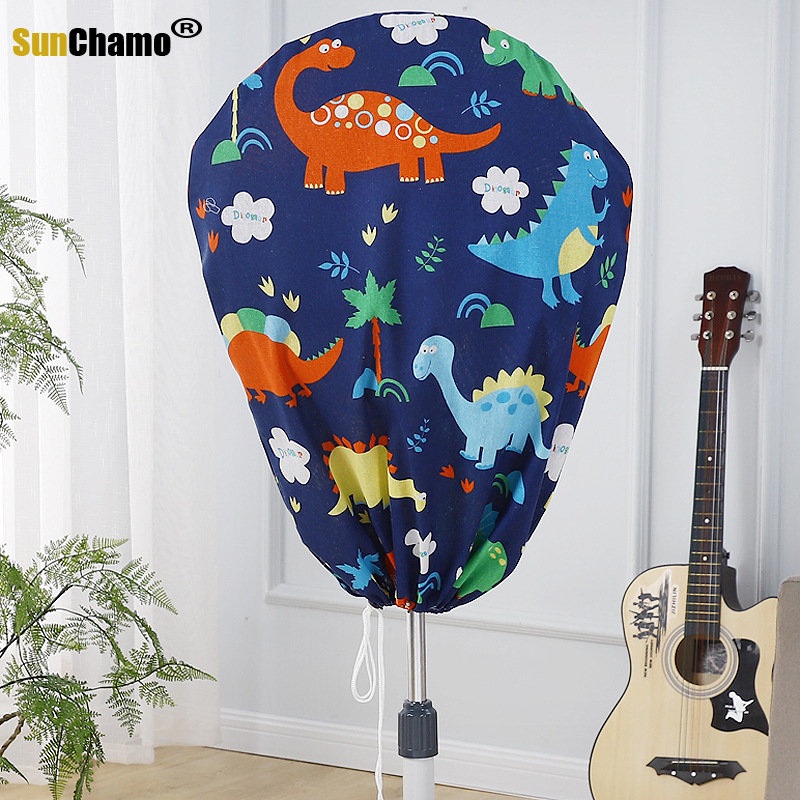 Electric Fan Cover Dust Cover Drawstring Washable Cartoon All-inclusive Appliances Floor Desktop Round Beautiful Fan Protective
