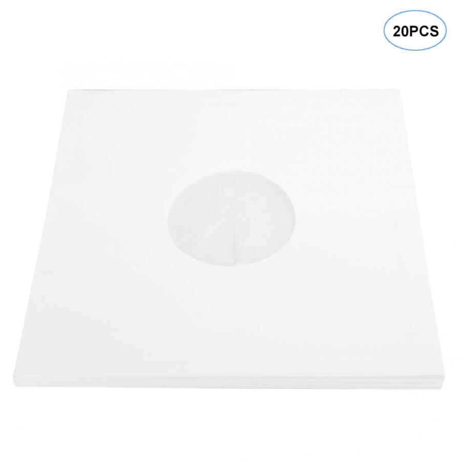 20Pcs 12Inch Papier Vinyl Record Cover Anti-Statische Cd Speler Beschermhoes Met Binnenzak Tornamesa Para disco 'S De Vinilo