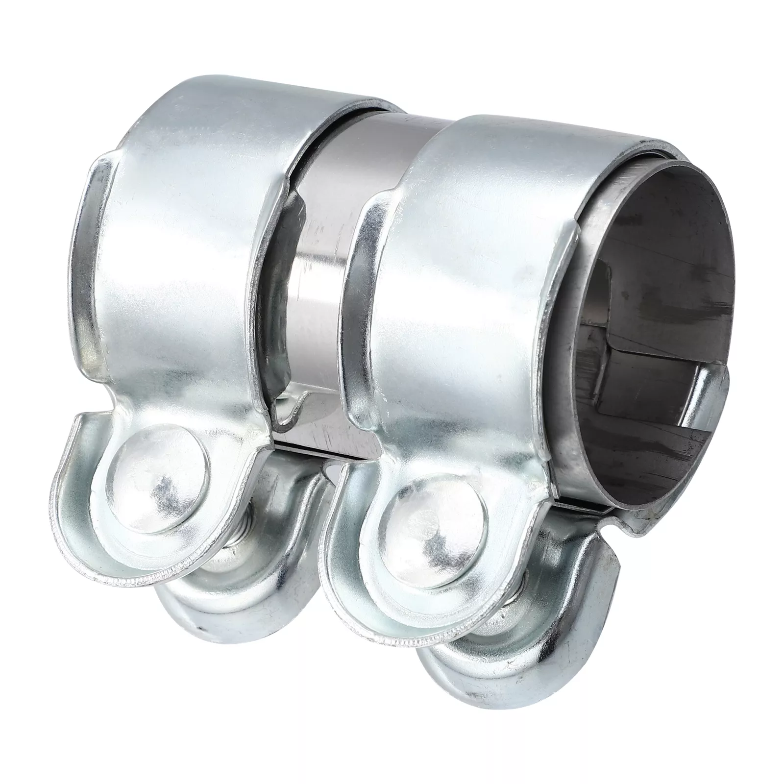 Abrazadera de escape Turbo de acero inoxidable, silenciador duradero a presión, manguera de tubo de escape, piezas automotrices duraderas, 45mm, 50mm, 60mm, 1 ud.