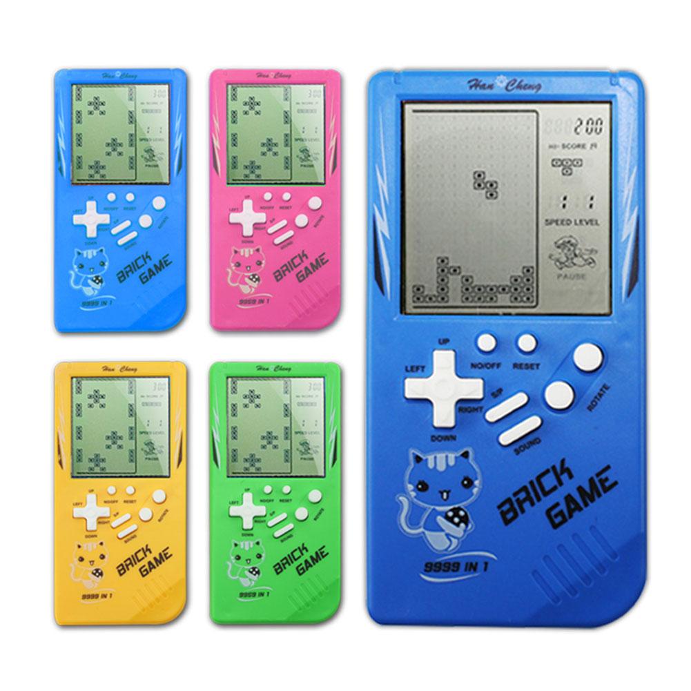 Tetris spelcomputer klassiek nostalgisch speelgoed kinder handheld spelcomputer puzzel geluidsspel speelgoed