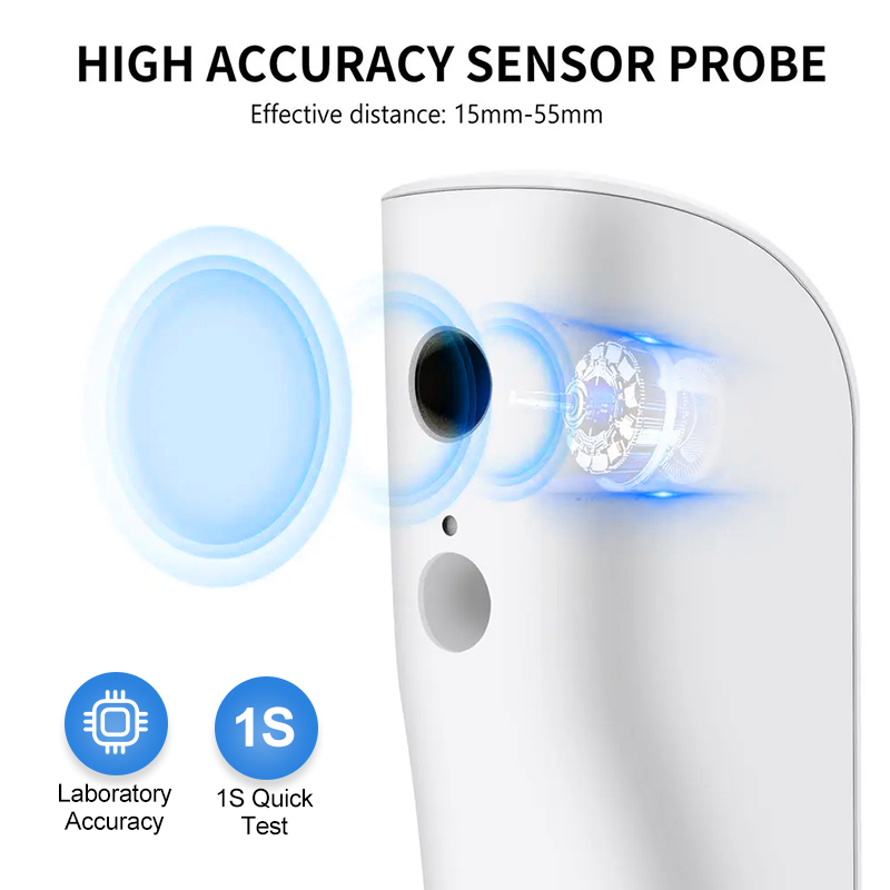 AiQUE Digital Thermometer Forehead Fever Non-Contact Body Termometro Infrared LED Fever IR Adult Baby Household Health Monitors