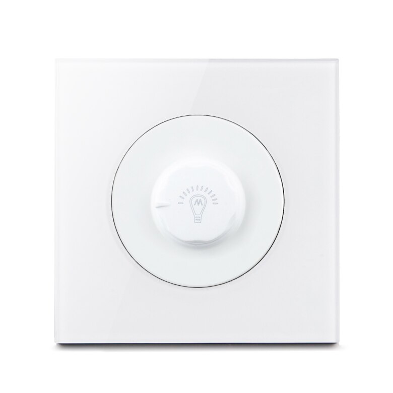 Atlectric 1 2 3 4 gäng 1 2 -vägs hem strömlampa strömbrytare på/av-knapp strömbrytare lampa ljus usb eu fr frankrike uttag glaspanel: Dimmer