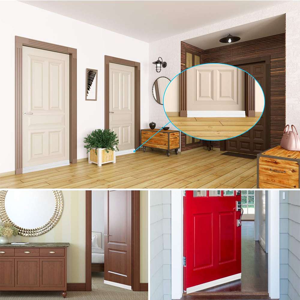 3M Self Adhesive Seal Strip Silicone Door Window Bottom Draught Dustproof Weatherstrip Insect control Sealing Tape