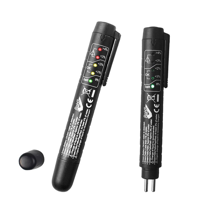 Controllo accurato della qualità dell'olio penna freno olio umidità tester penna freno liquido tester digitale veicolo strumento di prova automobilistico automatico