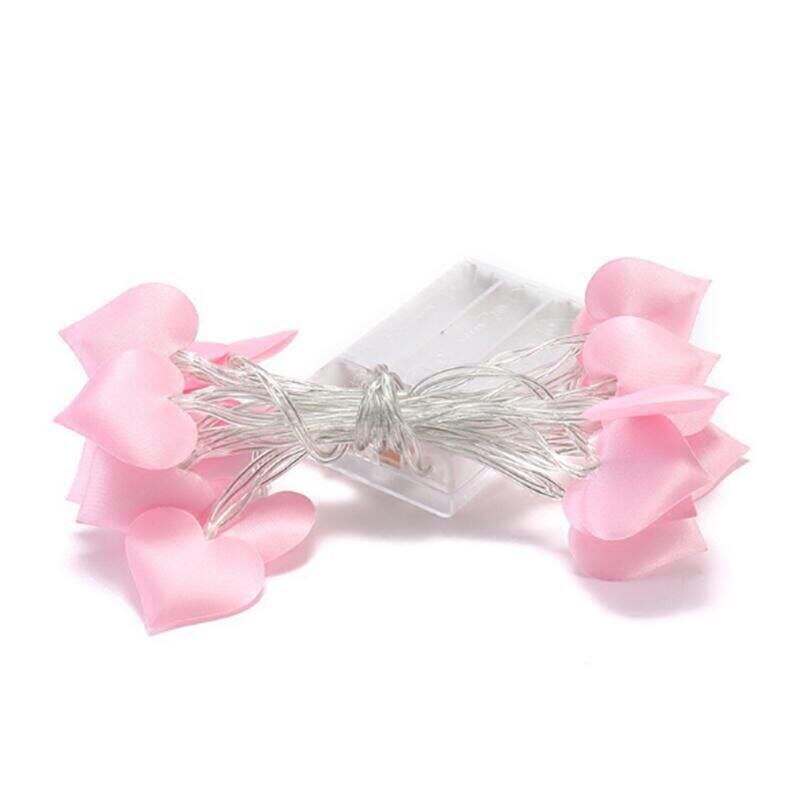 1.5m/3m hartvormige lichtsnoeren voor kerstboomversiering, lichtslingers voor festivals, lantaarns voor bruiloften, feesten en tuinverlichting.