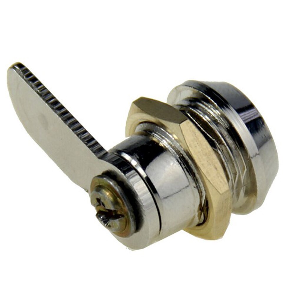 10mm Mailbox Cabinet Drawer Door Quarter Turn Cam Lock Latch with 2 Keys