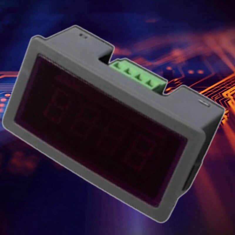 PLC LED Display Module DC7-36V RS485 4-Bit Serial Port Meter for MODBUS-RTU/ASC