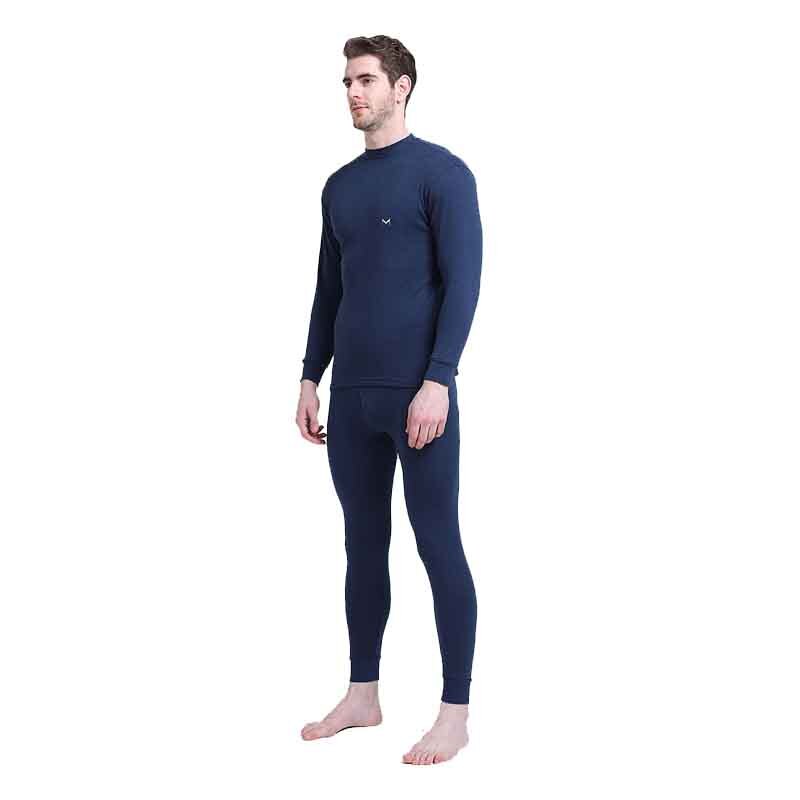 Conjunto de ropa interior térmica para hombre, camisetas cálidas de invierno, ropa interior térmica ultrasuave de Color sólido, Calzoncillos largos cálidos, novedad