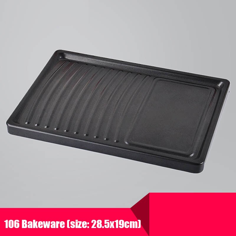 Electric raclette grill baking pan wave plate bakeware: A