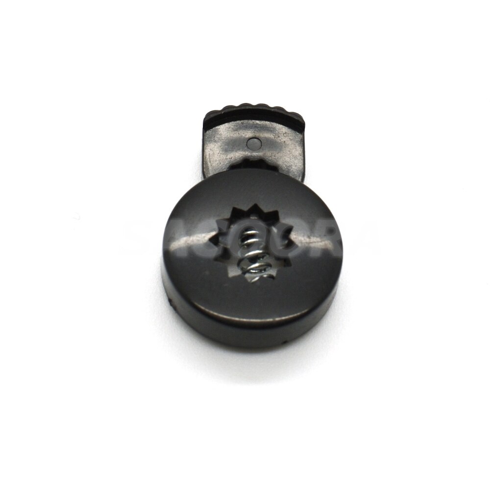 10pcs/pack Cord Lock Toggle Stopper Plastic Toggle Clip Black 26mm*18mm*6mm K-034