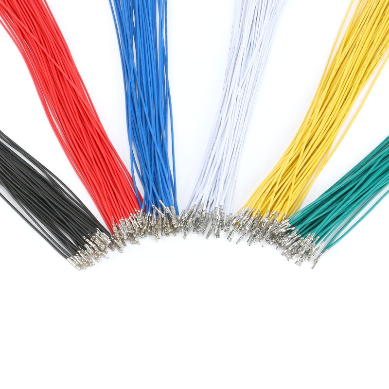 50 stücke/viel 2,54 Dupont Kabel Jumper Draht Einzigen Kopf Frühling Elektronische Draht Weibliche Dupont Linie 25cm 1P