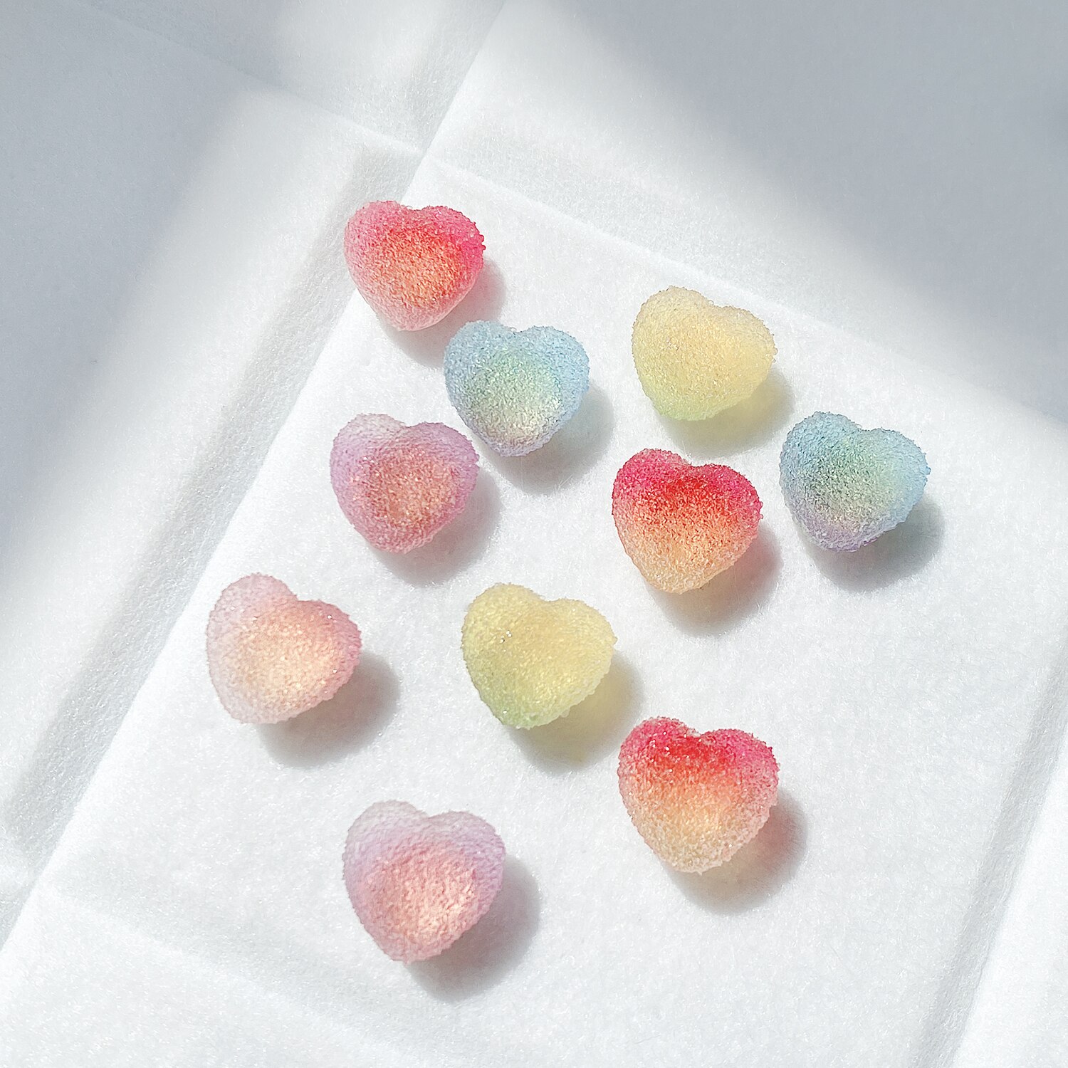 Tutú de corcho con forma de corazón, pasadores de seguridad de color, accesorios escolares y de oficina, suministros H0530, 6 uds.