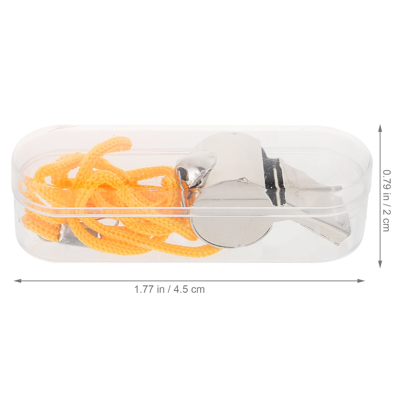 4Pcs Metal Whistle Professional Whistle Portable Whistle for Match Outdoor Sports