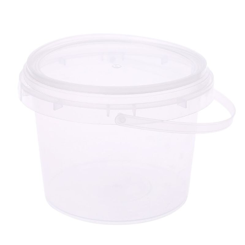 Draagbare Slijm Opslag Container Vat Schuim Bal Organizer Voor Lichte Klei Schuim Slime Modder 0.5L Gxma