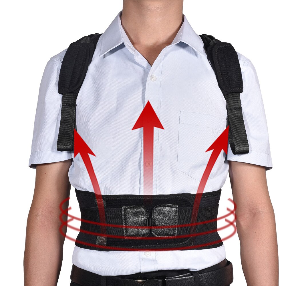 Taille En Terug Ondersteuning Riem Verstelbare Terug Houding Corrector Wervelkolom Terug Schouder Houding Correctie Taille Beschermen