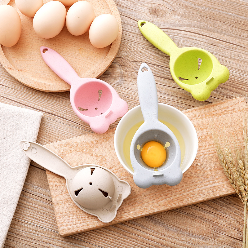Separador de clara de huevo de plástico para el hogar, separador de filtro de yema de huevo, utensilios de repostería para cocina, accesorios de cocina al por mayor