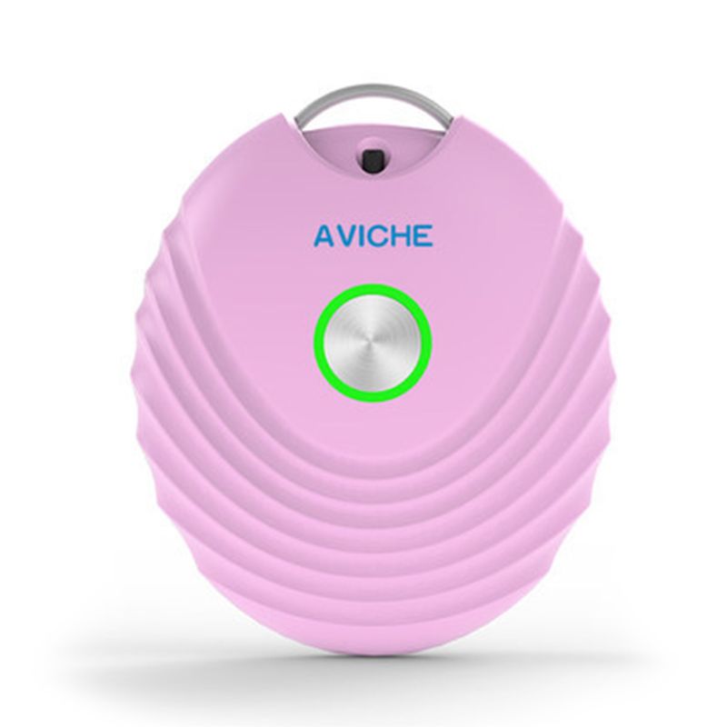 Wearable Air Purifier Mini Portable Air Freshener Ionizer Negative Ion Generator 6XDB: Pink