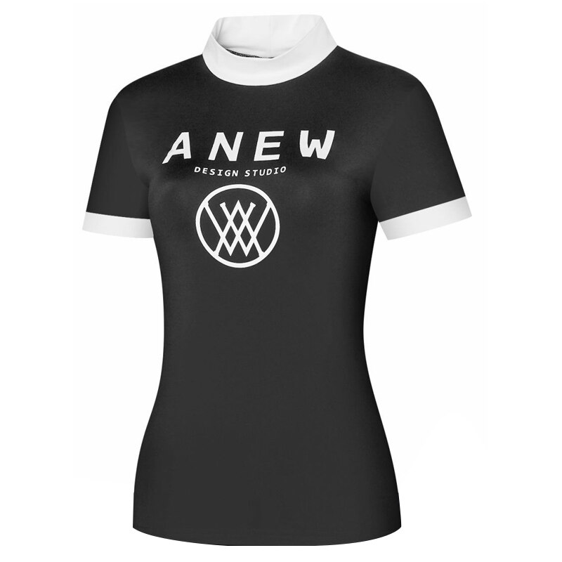 Golf-Camiseta de manga corta para mujer, Polo de Golf rápido para primavera y verano: Black / S