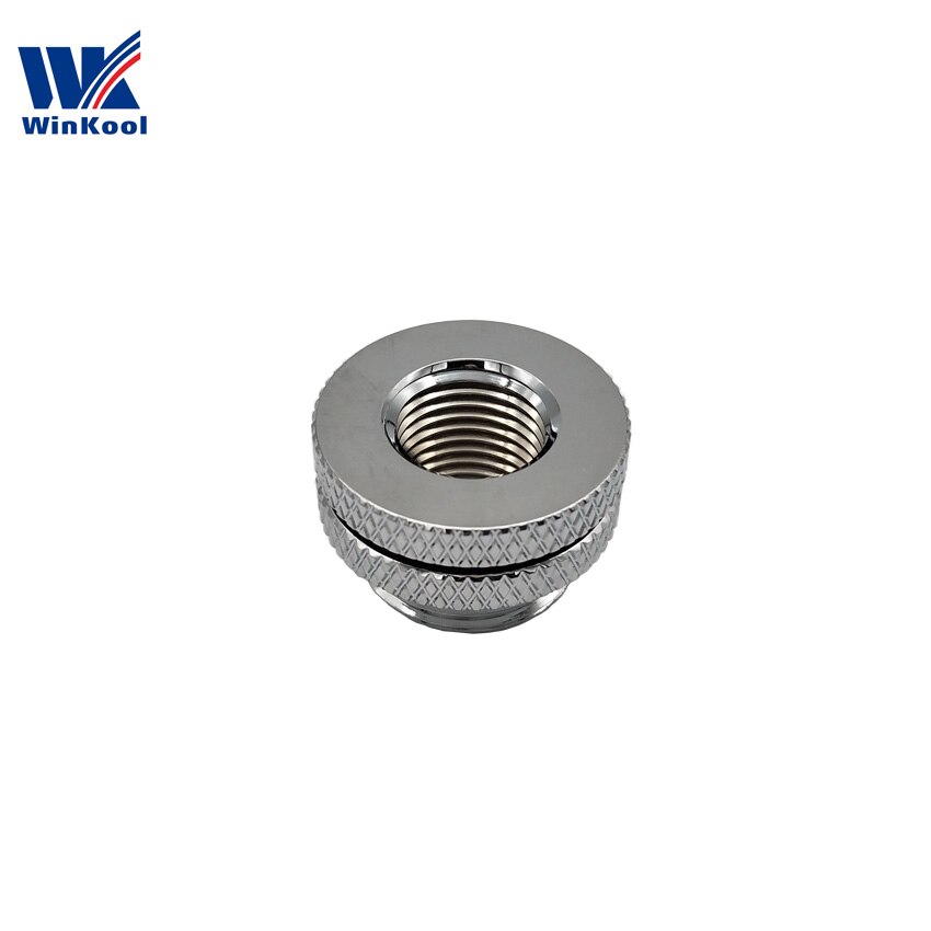 WinKool G1/4" Bulkhead Pass-Through Fitting / Fillports Black Silver Multi Color Option PC Water Cooling