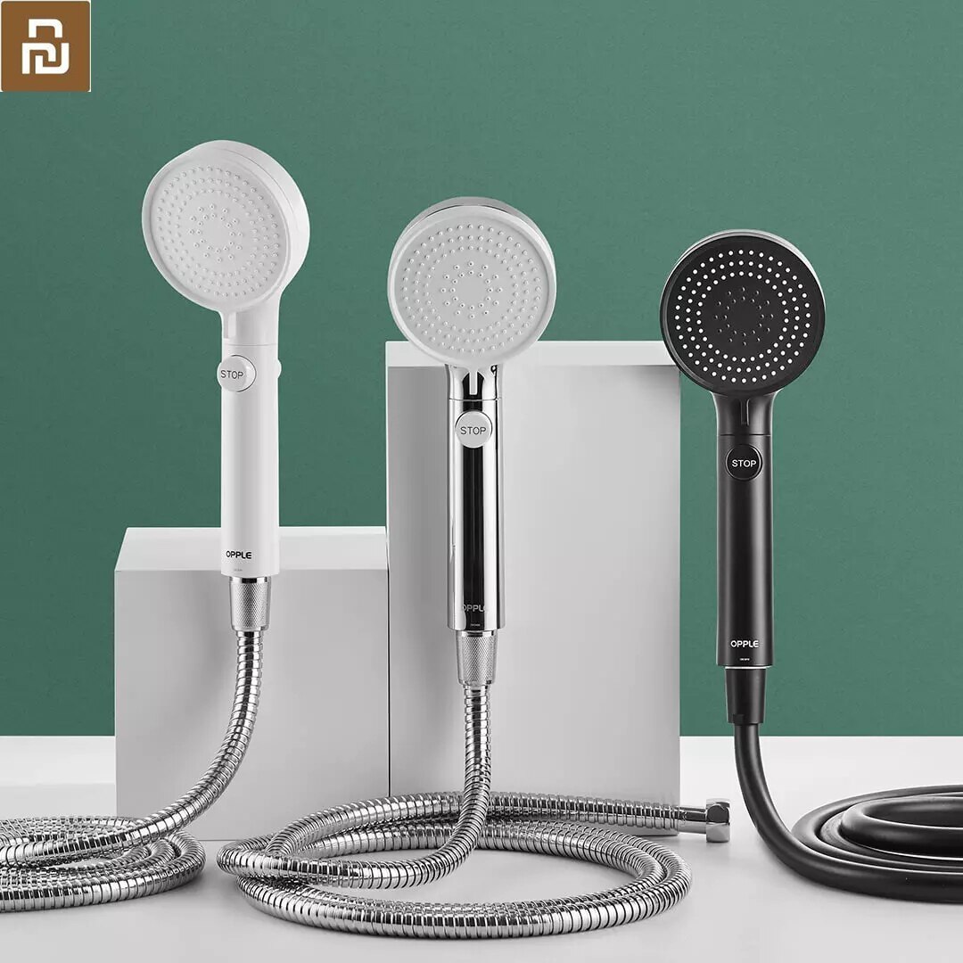 Xiaomi Mijia OPPLE Booster hand shower set Supercharged third gear water mode One-click STOP button