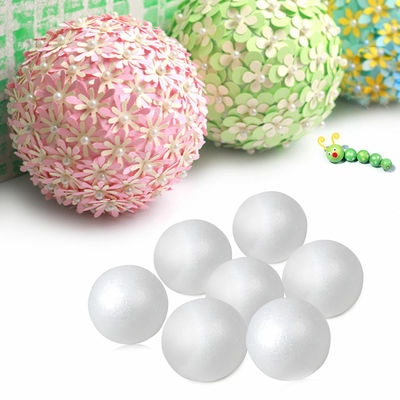 DIY Round Styrofoam Balls Christmas Ball White Modelling Polystyrene Foam Craft Balls Christmas Decorations Wedding Party