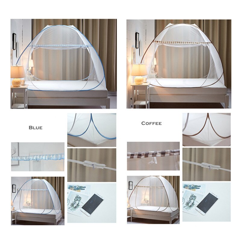 Baby klamboe automatische installatie bed klamboe tent yurt klamboe grote ruimte vierkant kindernet