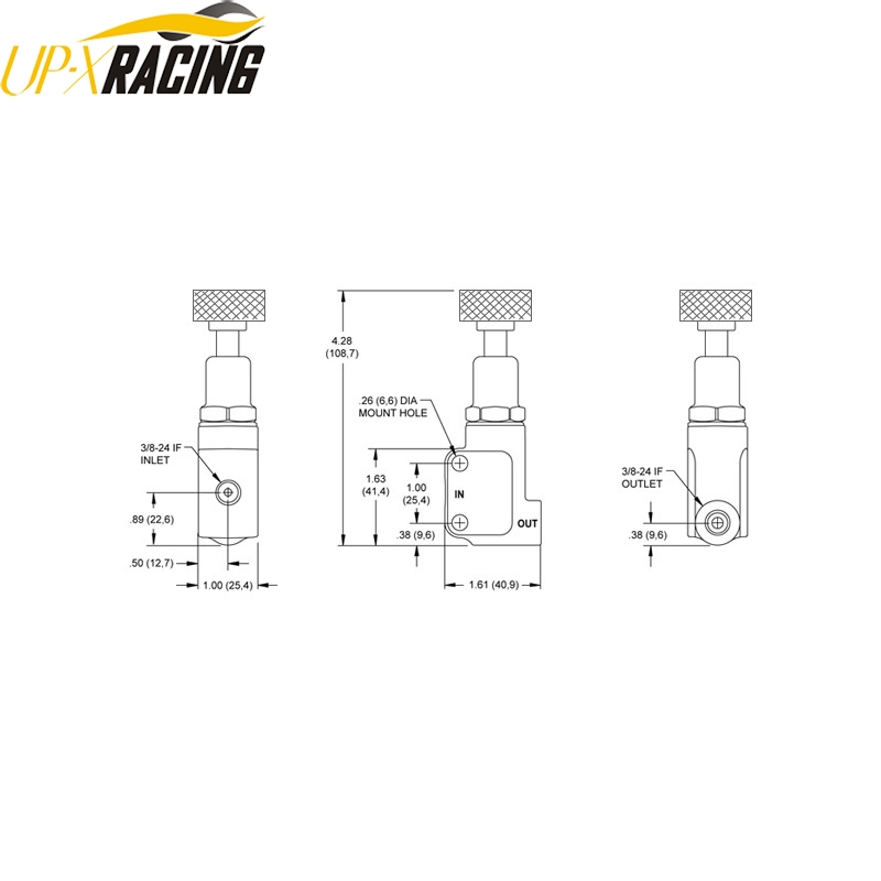 Adjustment Brake Bias Proportioning Valve Pressure Regulator For Brake BRV001