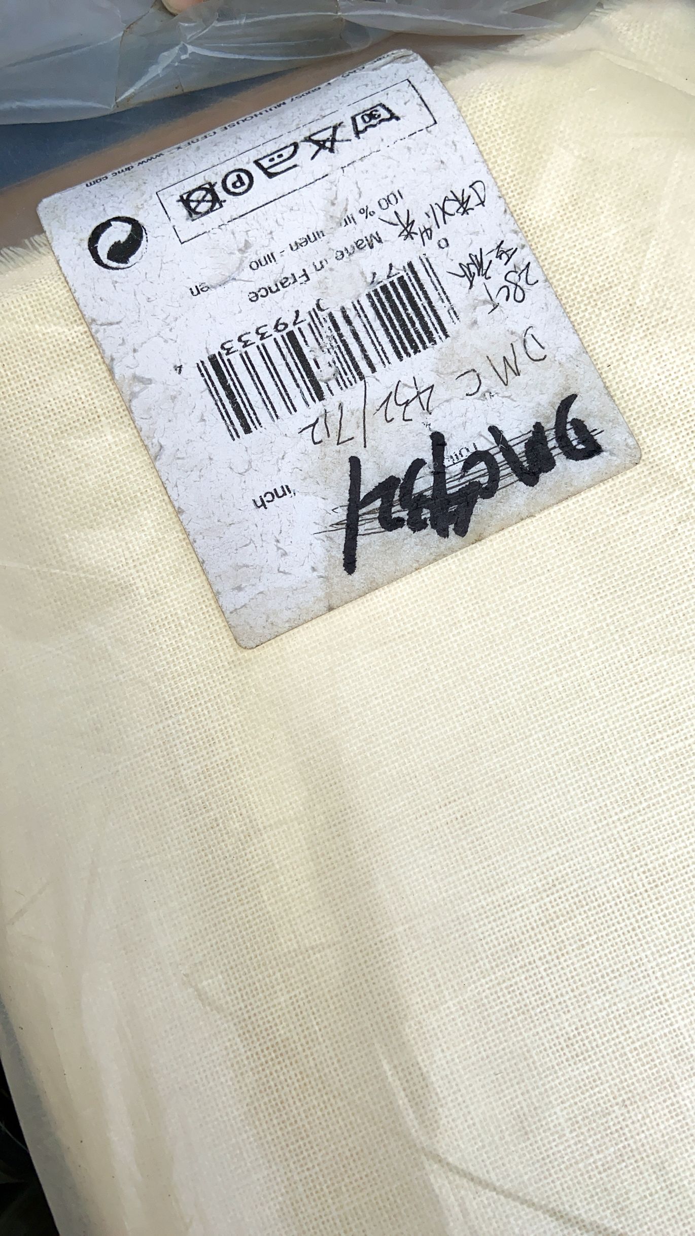 Hh dmc stoff/aida lager broderi stoff 28ct/25ct farger stoff korssting lerret klut hvit farge , 30-30cm,