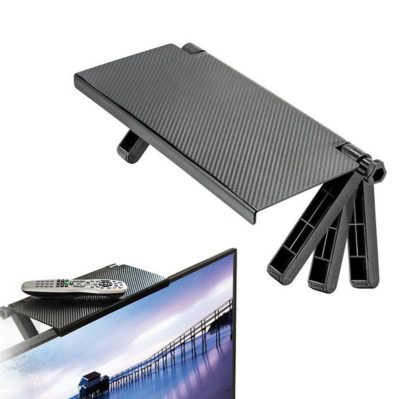 TV-Bildschirm Regalhalterung – Verstellbare Ablage Für Monitor, Router & Mehr