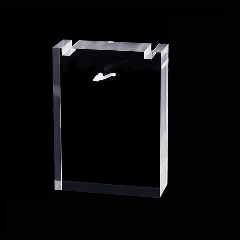 Naszyjnik ekspozytor robić wisiorków stojak przezroczysty masywny akryl łańcuszek biżuteria prezentujący uchwyt na półkę wisiorek zdjęcie rekwizytu półka