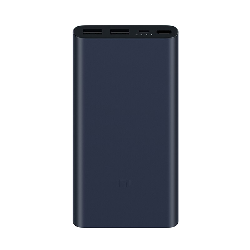 Original 10000mah Xiaomi Mi Power Bank 2 External Battery Bank 18w Quick Charge Powerbank 10000 With Dual Usb Output For Phone: Only Black Band