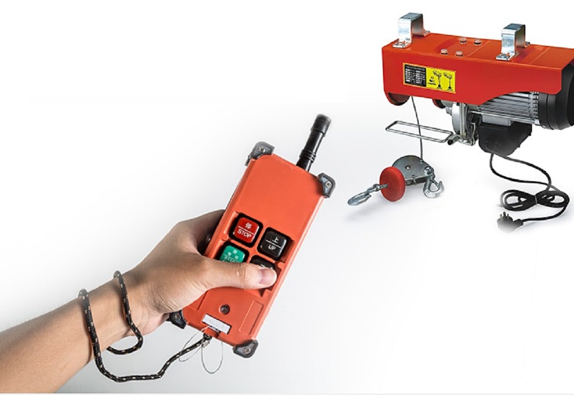 Control remoto inalámbrico de grado Industrial IP65 para polipasto eléctrico PA, mini polipasto eléctrico PA, PA200, PA300, PA400, 100-400KG