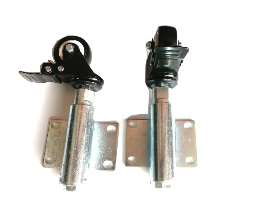 Brake optional 2 inch model Spring Loaded Gate Door Jockey Wheel Swivel Castor roller for swing gate door