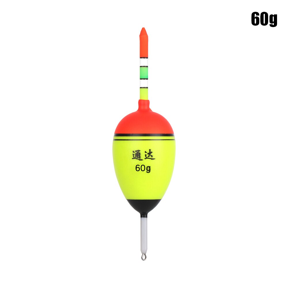 2Pcs Plastic Night Glowing Fishing Floats 5g EVA Float Fishing Bobber Luminous Floats Fishing Tools: StyleA-60g