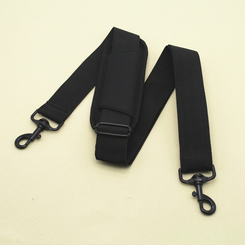 Black Nylon Bag Strap For Men Bags Strong Shoulder Strap Men Briefcase Laptop Bag Belt Length 150CM Bag Accessory: NO 7 Black