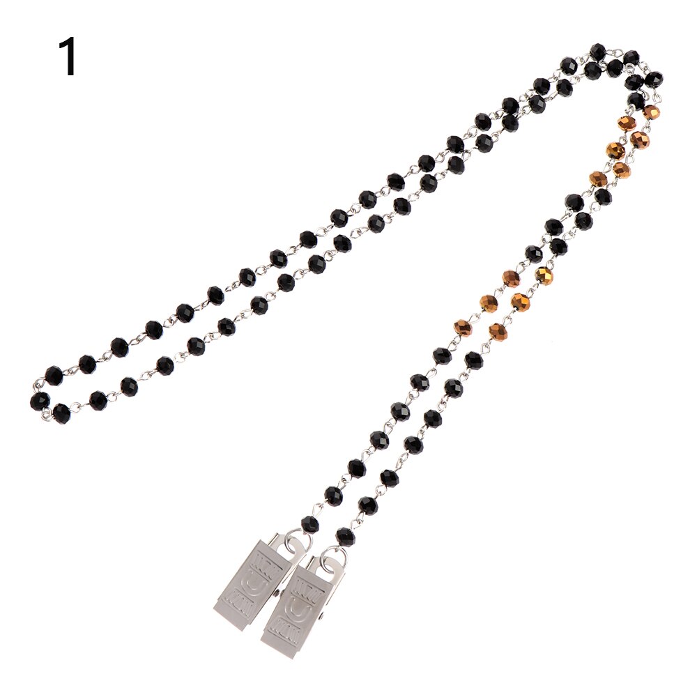 Crystal Kralen Bril Kettingen Vrouwen Mannen Mode Brillen Accessoires Antislip Zonnebril Ketting Koord Lanyard Strap 78Cm: Type 3- 01