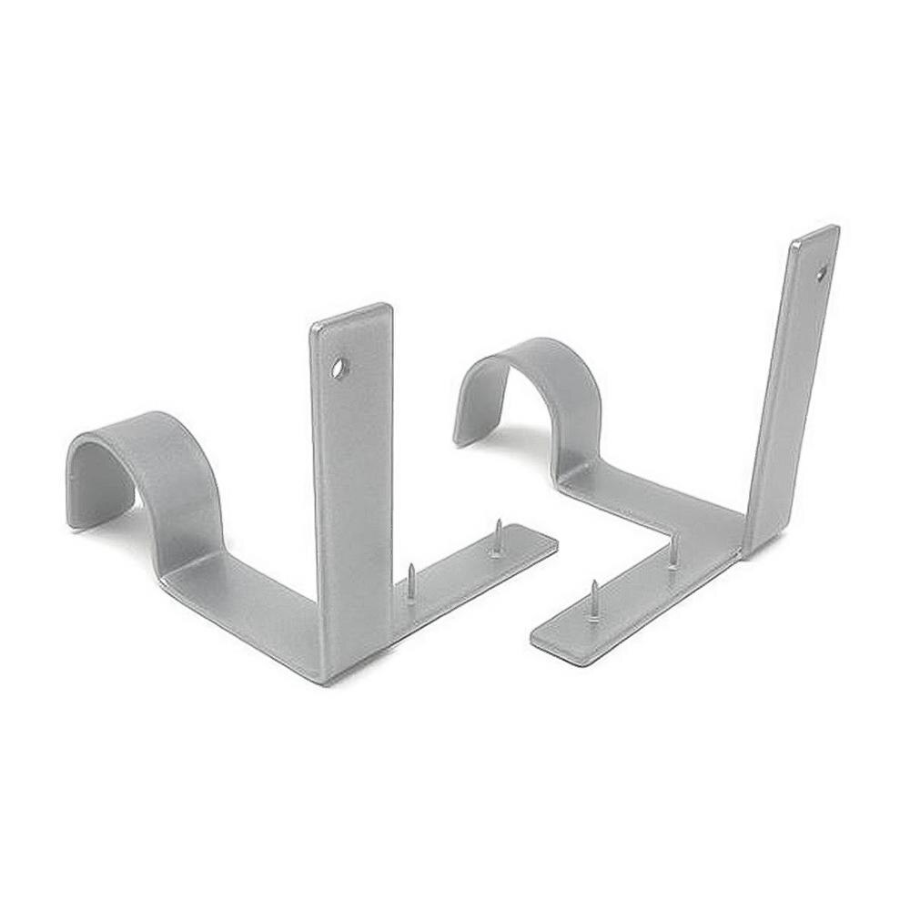 Soporte para barra de cortina, accesorios para ventana, estructura de Metal, soporte colgante, gancho para el hogar, bricolaje, decoración de ventana, 2 uds.