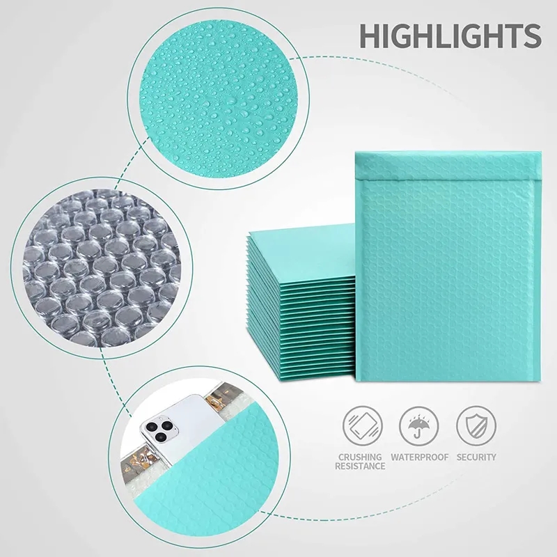 100 bubble mailers for small businesses, shipping bags for bubble wrap, courier envelopes, delivery packages, shipping bags