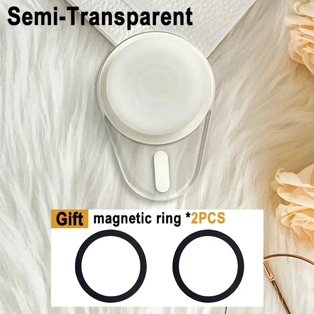 Voor Magsafe Mobiele Telefoon Grip Tok Griptok Voor IPhone 15/14/13/12 Serie Magnetische Telefoon socket Pocket Telefoon Houder: YELLOW