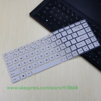 15.6 inch Laptop keyboard Cover Protector Skin For MSI GS65 GF63 P65 PS63 WS65 9TH station Creator Stealth 15" MSI PS42 Notebook: Silver