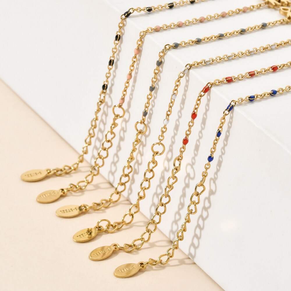 Zmzy eenvoudige ketting, schattige vlinderarmbanden en bangles voor vrouwen, roestvrijstalen trouwsieraden, pulseira