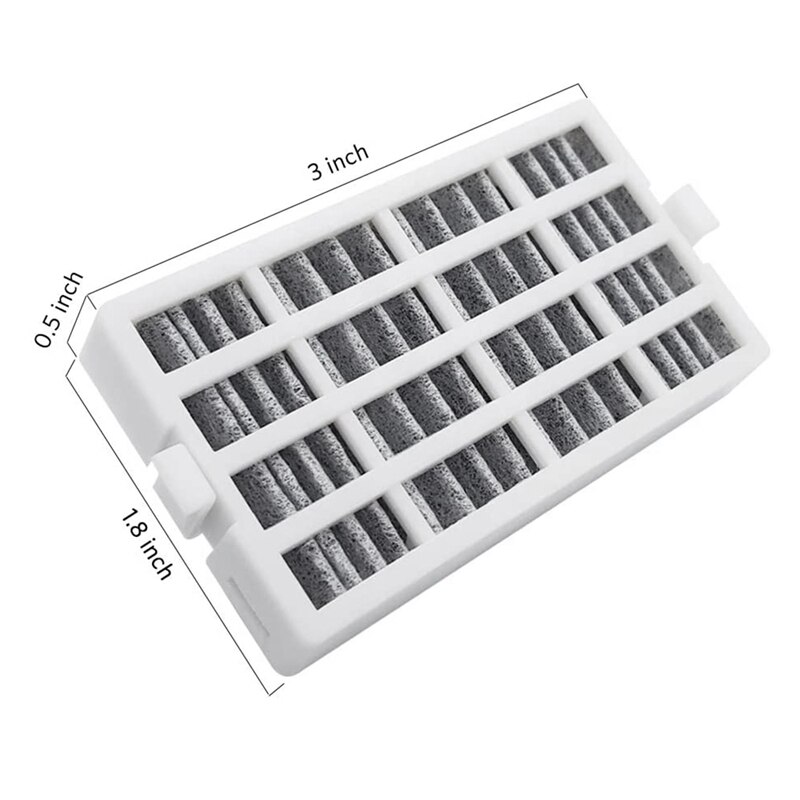 5 pacote frigorífico filtro de ar para whirlpool w10311524 air1, 2319308, w10335147, w10315189 substituição de fluxo fresco
