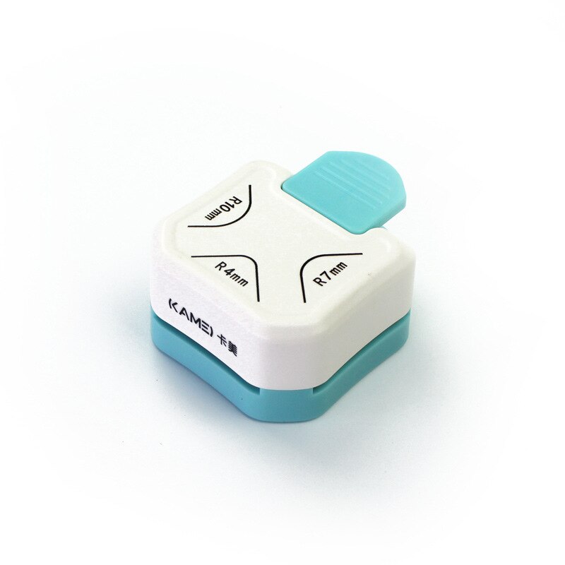 Kleine Drie-In-een Ronde Hoeken Duurzaam Perforator Diy Paper Cutter Scrapbook Kaart Perforator