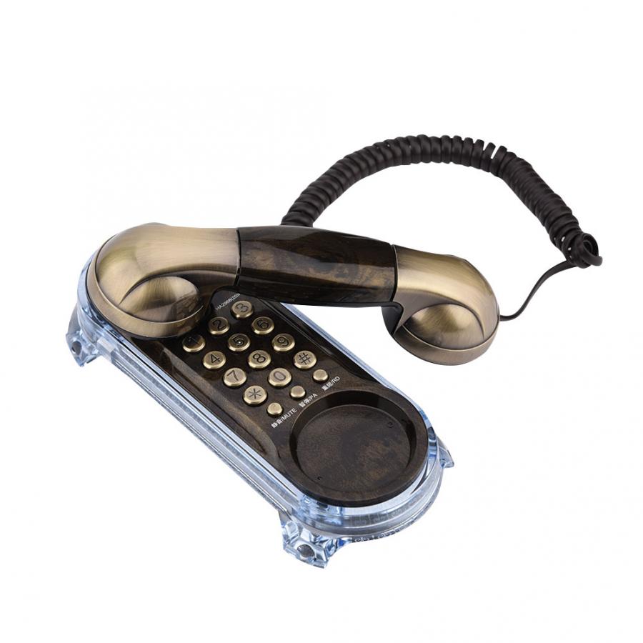 Retro Wall Mounted Telephone Corded Phone Landline Antique Telephone for Home Hotel telefono fijo para casa telefone