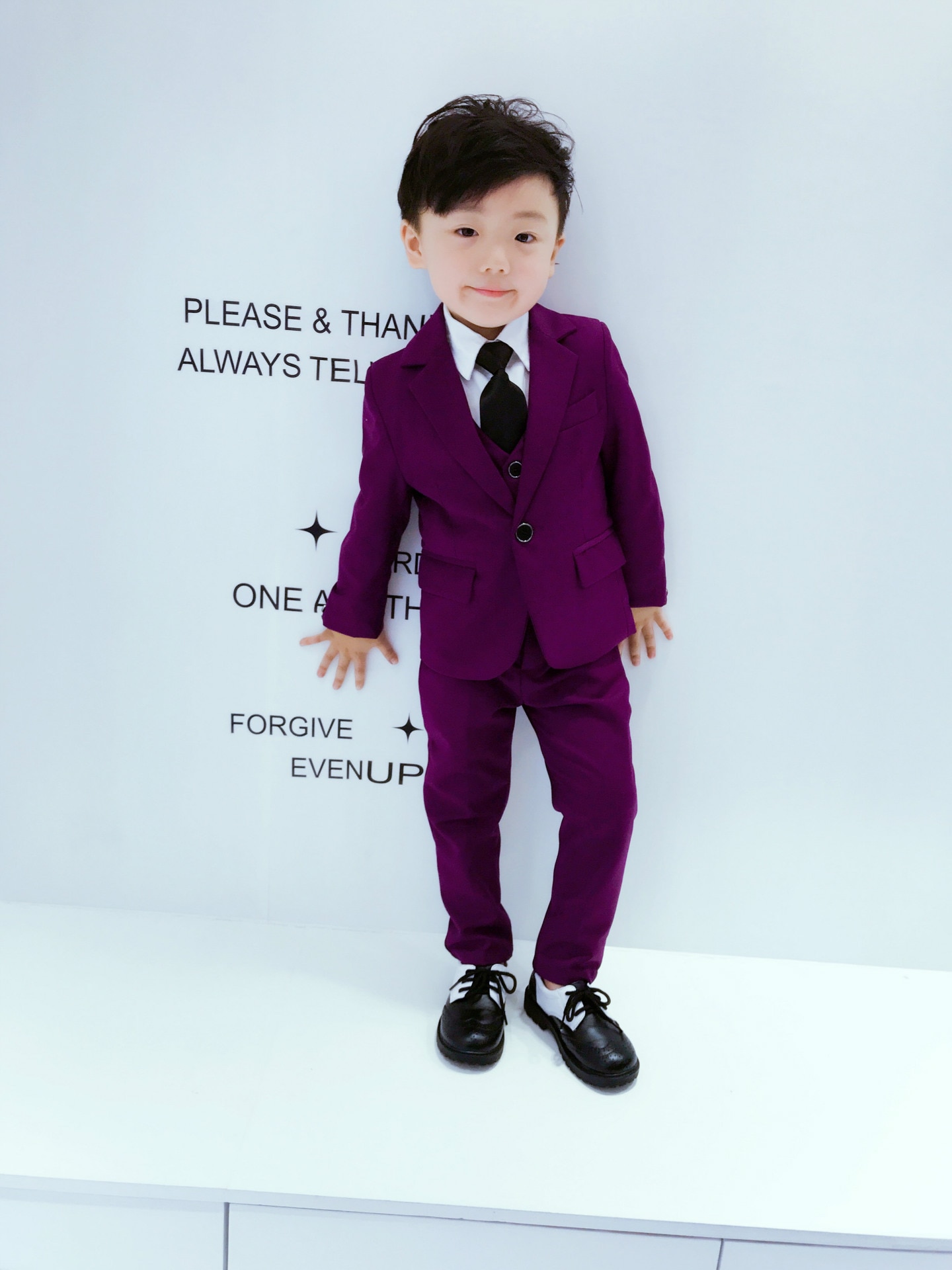 Conjuntos de traje Formal para niños, Blazer de flores, chaleco, pantalones, trajes para niños, traje delgado para de boda, 3 uds.