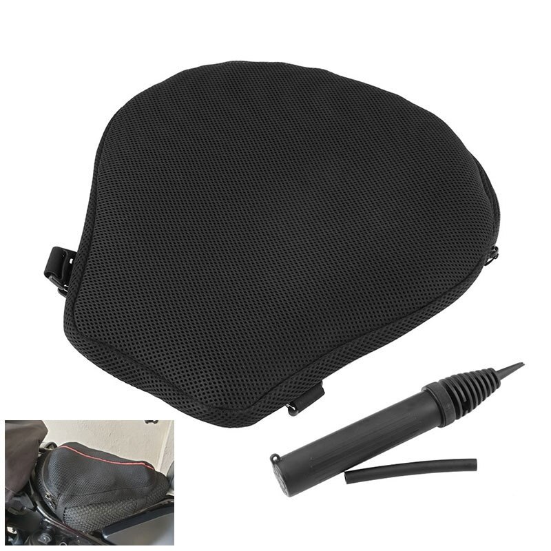 Air Pad Motorcycle Seat Cushion Cover Universal Inflatable Breathable Non-Slip Seat for R1200GS R1250GS for KTM 390: Default Title