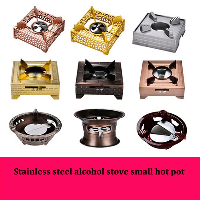 Portable Outdoor Camping Alcohol Stove Hiking Backpacking Picnic Ultralight Cooking Alcohol Burner Stove Furnace