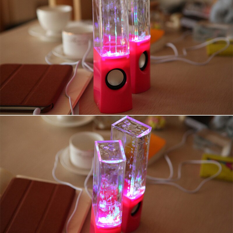 Wireless Dancing Water Speaker LED Light Fountain Speaker Home Party OD889