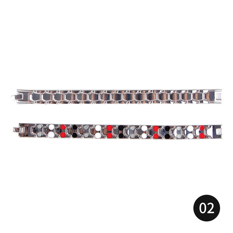 Gewichtsverlies Mannen Vrouwen Armband Energie Magneten Afslanken Bangletwisted Magnetische Therapie Gezondheidszorg Sieraden: Type2 02