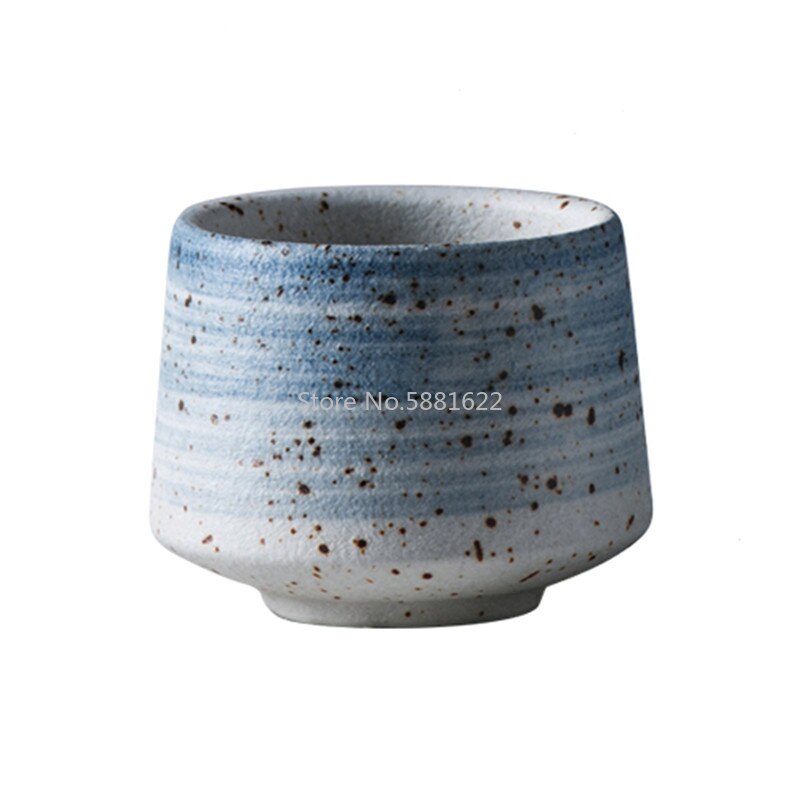 Tasse d'eau à thé de couleur unie, tasse à thé en céramique faite à la main, couleur de pierre, verres à café mat